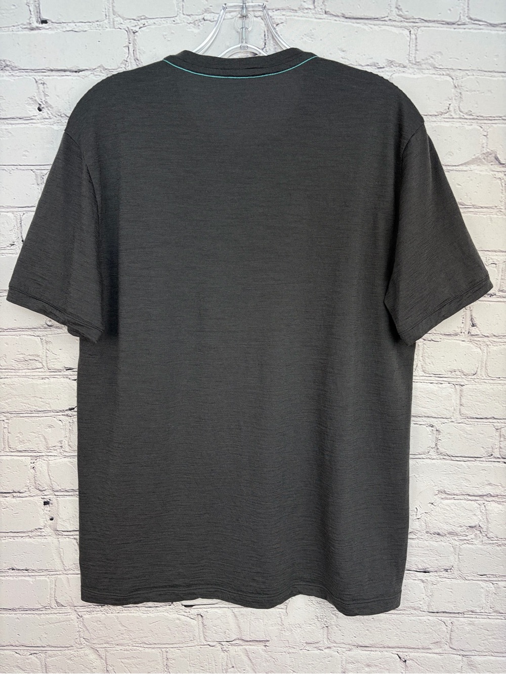 Icebreaker Merino 150 Tech Lite Short-Sleeve Graphic Tee Grey Sz M - Picture 6 of 10